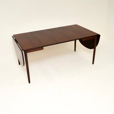 Danish Vintage Rosewood Dining Table by Arne Vodder