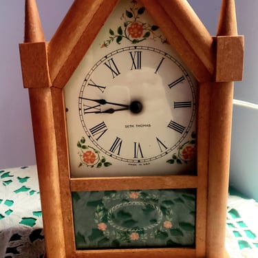 Seth Thomas Steeple mantle Clock 