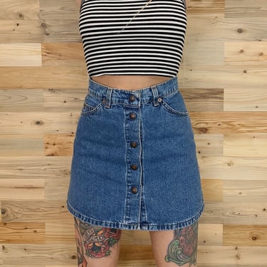 Levi's Vintage Denim Skirt / Size 24 25 