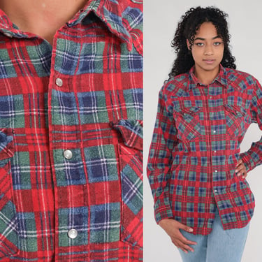 Flannel shirts with pearl on sale snaps