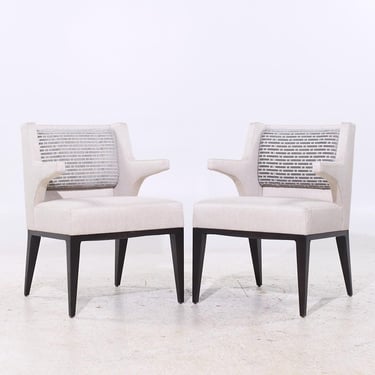 Barbara Barry for Baker Kukio Arm Chair - Pair 