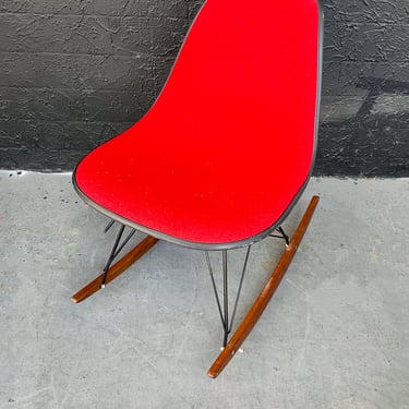 Eames 1985 Small Red Rocking Chair