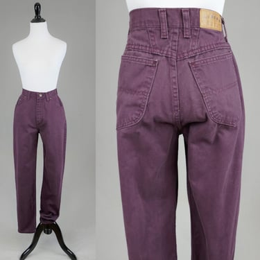 90s Dark Purple Berry Lee Jeans - 26