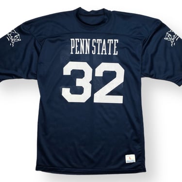 Vintage 60s Champion Penn State University #32 Made in USA Football Jersey Size Large/XL 