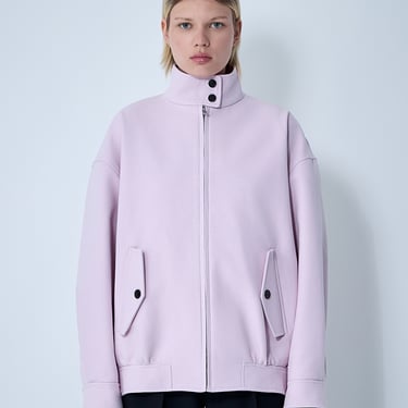 Gucci Women Cotton Canvas Delavé Bomber Jacket