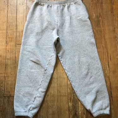 1990s Grey Nike Sweatpants Medium Large 