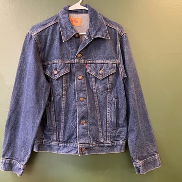 vintage Levi's trucker jacket 1980s denim Levis jean jacket men's 40 