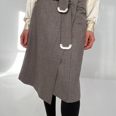 Celine Fawn Knit Skirt (M)