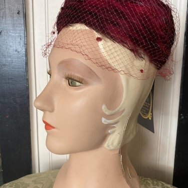Vintage faux straw beige pillbox hat bows & brown feathers accent tassels 21.5”. Feather Pillbox Vintage Hat - Etsy main image 2