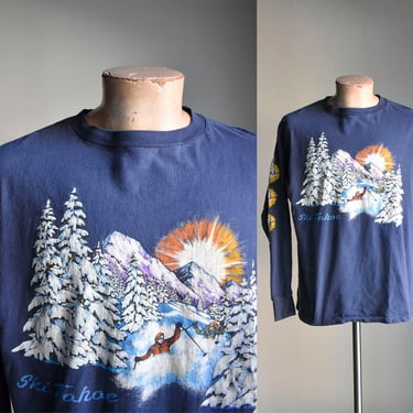 1980s Lake Tahoe Longsleeve Tshirt 