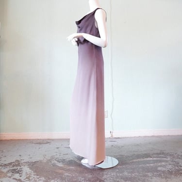 Emanuel Ungaro silk ombre dress 