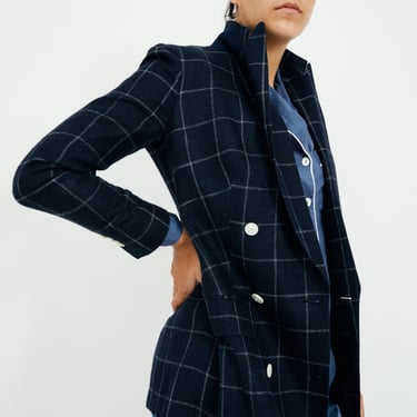 SUI STUDIO Windowpane Jacket