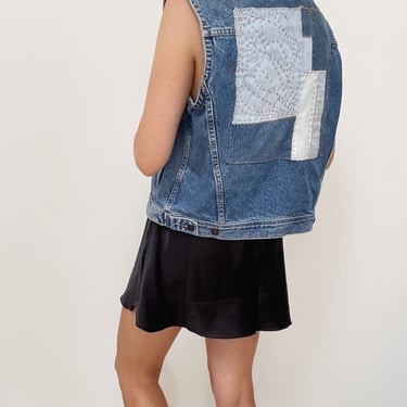 Embroidered Patch Vest