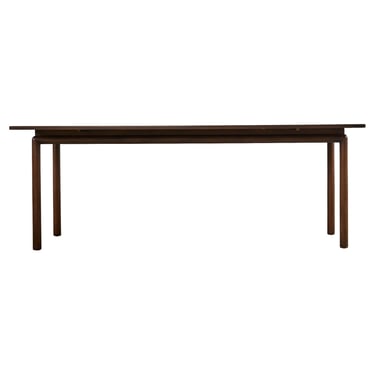 Midcentury Mahogany Flip-Top Console Dining Table by Kittinger