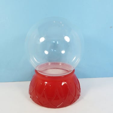 Vintage Round Glass Globe Cloche - Round Ball Glass Display 