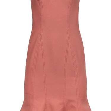 Cinq a Sept - Blush Pink Strapless Mermaid Midi Dress Sz XS