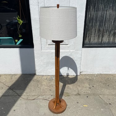 1970's Bamboo Floor Lamp