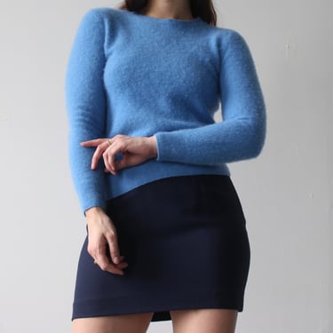 2000s Cornflower Blue Cashmere Sweater
