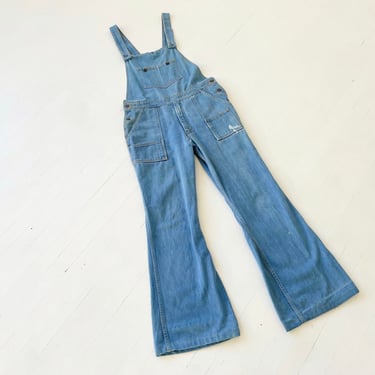 Vintage Blue Denim Overalls 