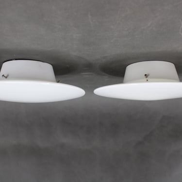 1970s Pair of Arne Jacobsen 'Eklipta' Wall or Ceiling Light for Louis Poulsen,Denmark / mid-century / 