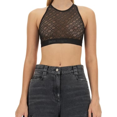 Palm Angels Women Lace America Top