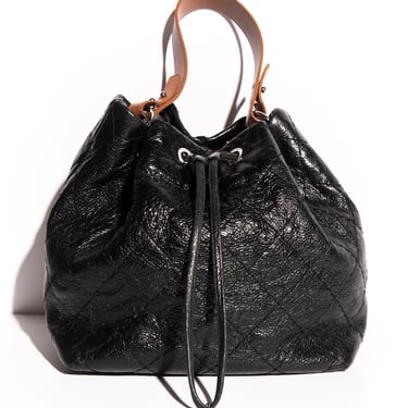 CHANEL 2011 Rue Cambon Gabrielle Quilted Bucket Bag