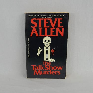 The Talk Show Murders (1982) by Steve Allen - Vintage 1980s Mystery Novel Book 