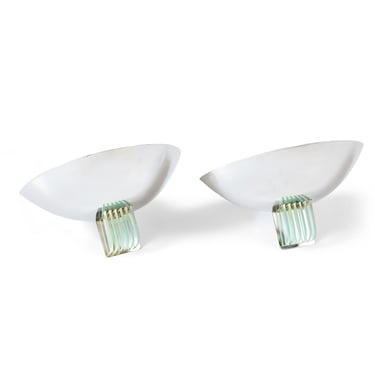 Vintage Art Deco Wall LIghts, 1950s
