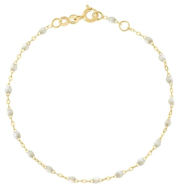 6.7" Classic Gigi Bracelet - Opal + Yellow Gold