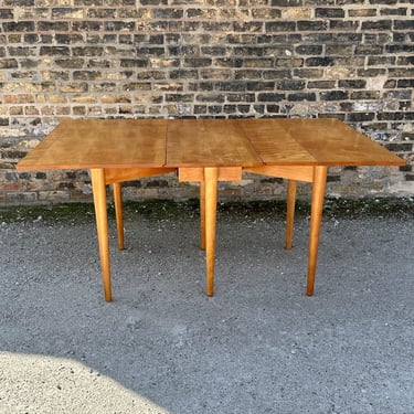 Vintage Drop Leaf Dining Table by Leslie Diamond for Conant Ball, Modernmates Line 