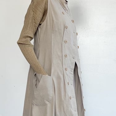 Lilith Neutral Linen Dress (M)