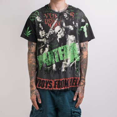 Vintage 1992 Pantera Vulgar Display Of Power All Over Print T-Shirt 