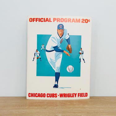 Vintage Chicago Cubs Vs. St Louis Cardinals 1975 Score Card Program July 31, 1975 