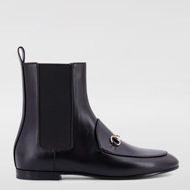 Gucci Flat Ankle Boots Woman Black