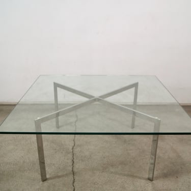 Authentic Knoll Mies Van Der Rohe Barcelona Coffee Table 