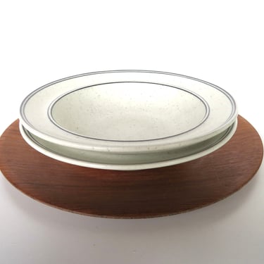 Set of 2 Stig Lindberg Birka Soup Bowls, Vintage Gustavsberg Sweden, Contemporary Stoneware- Multiples Available 
