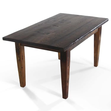 Handmade 5 ft Provincial Pine Tapered Legs Dining Farm Table