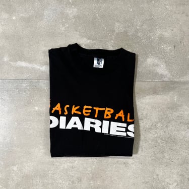 Vintage Basketball Diaries Leo Leonardo Dicaprio graphic print concert tee rap tee shirt t-shirt black 1990s 