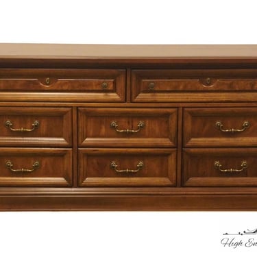 VAUGHN FURNITURE Galax, VA Walnut Italian Provincial Style 66″ Triple Dresser 244-2-A128 