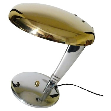 Art Deco Cobra Machine Age Lamp by Faries 1947 