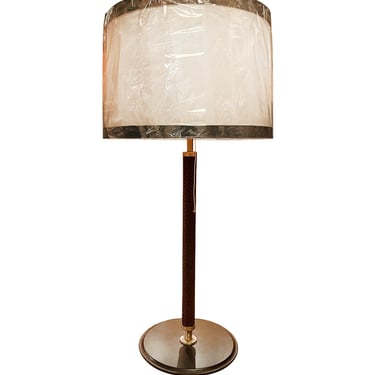 Arte Flash "Ludovica" Leather Wrapped Table Lamp