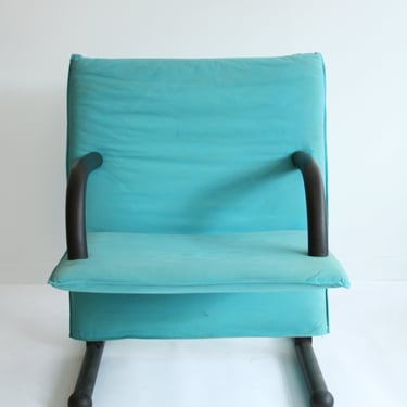 Arflex T-Line Chair in Teal by Burkhard Vogtherr