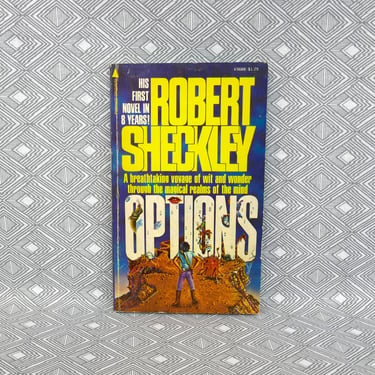 Options (1975) by Robert Sheckley - Vintage 1970s Sci Fi Science Fiction Book 