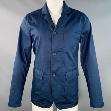 TAYLOR STITCH Size 40 Gibson Navy Cotton Blend Chore Jacket