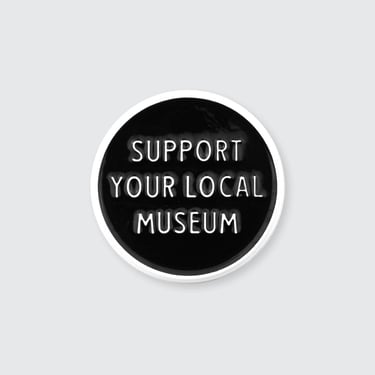 Enamel Pin | Support Your Local Museum