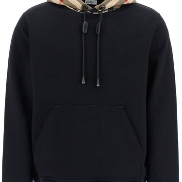 Burberry Samuel Sweatshirt With Check Hood Men