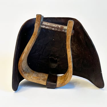 Antique Saddle Stirrup Tapaderos Western Horse Decor Southwest Vintage Cowboy Decor Southwestern Ranch Lodge Decor 