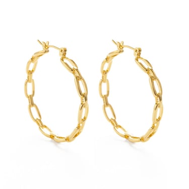 Hoop Earrings | Chain