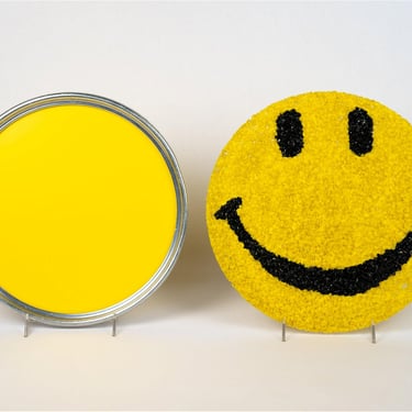 Yellow Tray and Smiley Face