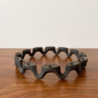 Dansk Cast Iron Fireplace Candle Holder by Jens Quistgaard 